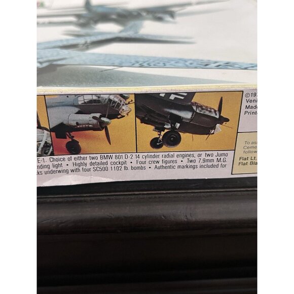 Junkers Ju 188 German Bomber, 1:72 by Revell, Plastic Model Kit, Brand New - Picture 8 of 9
